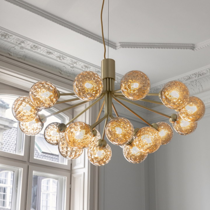 Nuura Apiales 18 messing/optic gold glass-Takpendler-Nuura-Messing-Nua__2051011-Lightup.no