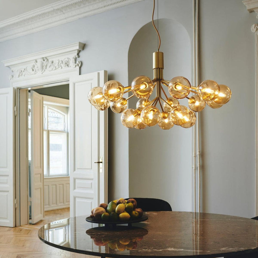 Nuura Apiales 18 messing/optic gold glass-Takpendler-Nuura-Messing-Nua__2051011-Lightup.no