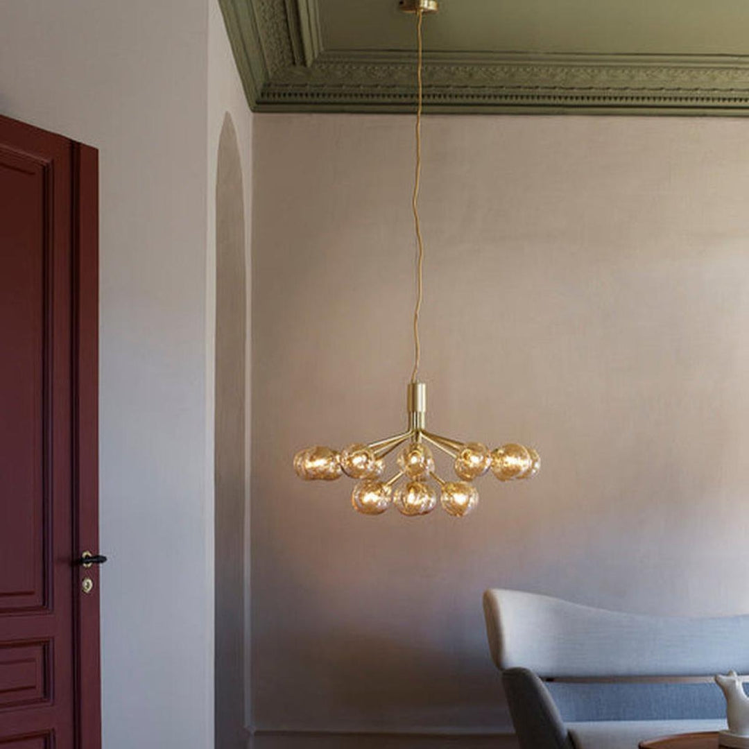 Nuura Apiales 18 messing/optic gold glass-Takpendler-Nuura-Messing-Nua__2051011-Lightup.no