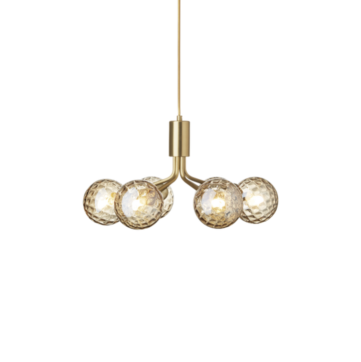 Nuura Apiales 6 taklampe messing / optic gold-Takpendler-Nuura-Messing-Nua__2053012-Lightup.no