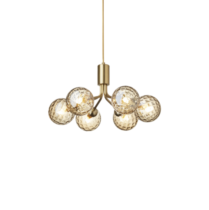 Nuura Apiales 6 taklampe messing / optic gold-Takpendler-Nuura-Messing-Nua__2053012-Lightup.no