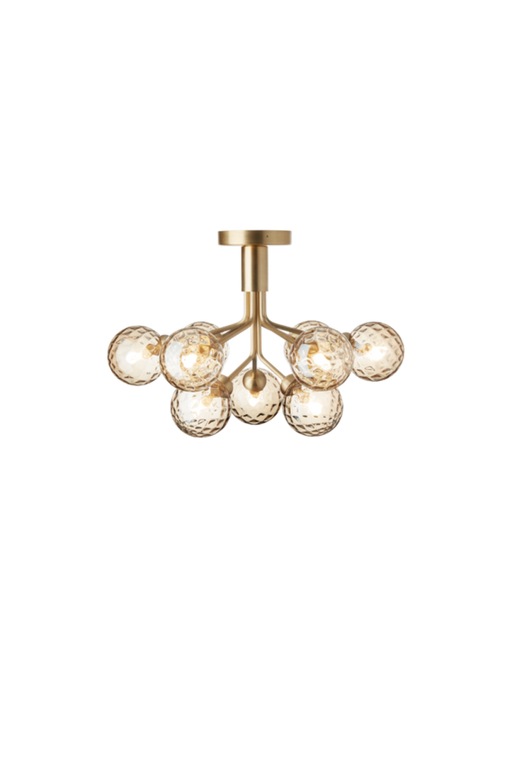 Nuura Apiales 9 ceiling messing/optic glass-Taklamper-Nuura-Messing-Nua__ 2059005-Lightup.no