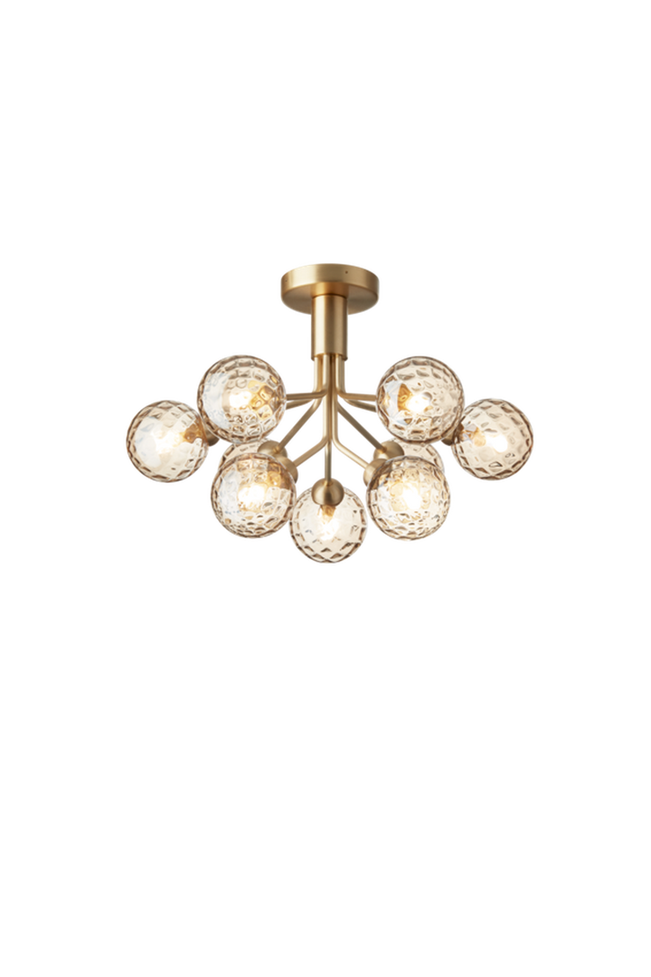 Nuura Apiales 9 ceiling messing/optic glass-Taklamper-Nuura-Messing-Nua__ 2059005-Lightup.no