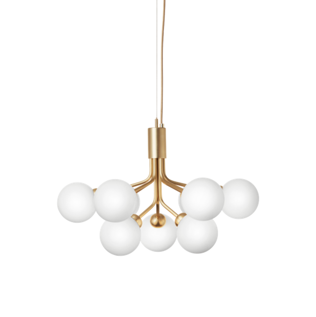 Nuura Apiales 9 messing/opal-Takpendler-Nuura-Messing / Opal-Nua__2051002-Lightup.no