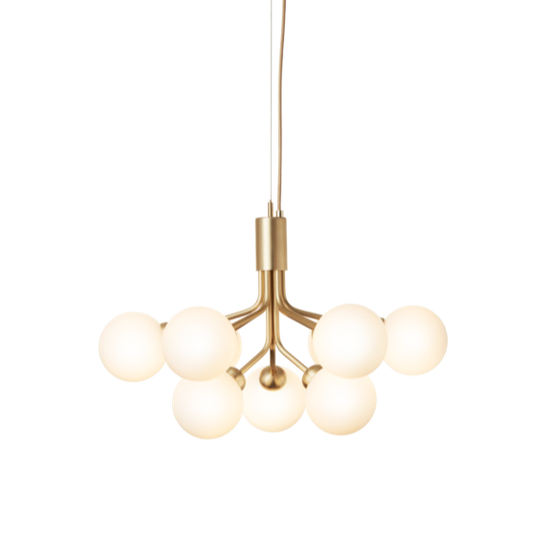 Nuura Apiales 9 messing/opal-Takpendler-Nuura-Messing / Opal-Nua__2051002-Lightup.no