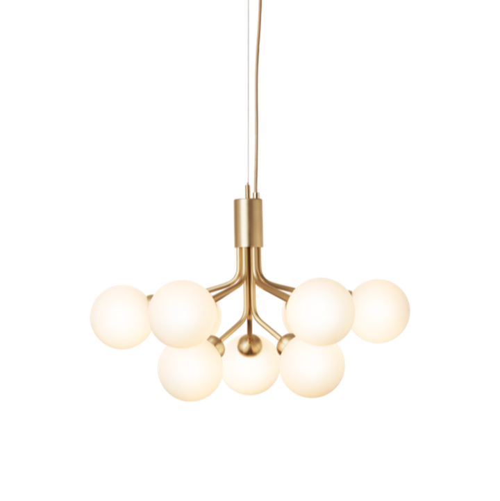 Nuura Apiales 9 messing/opal-Takpendler-Nuura-Messing / Opal-Nua__2051002-Lightup.no