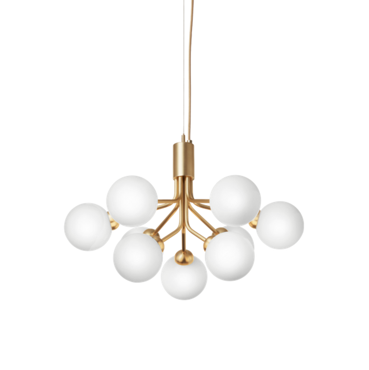 Nuura Apiales 9 messing/opal-Takpendler-Nuura-Messing / Opal-Nua__2051002-Lightup.no