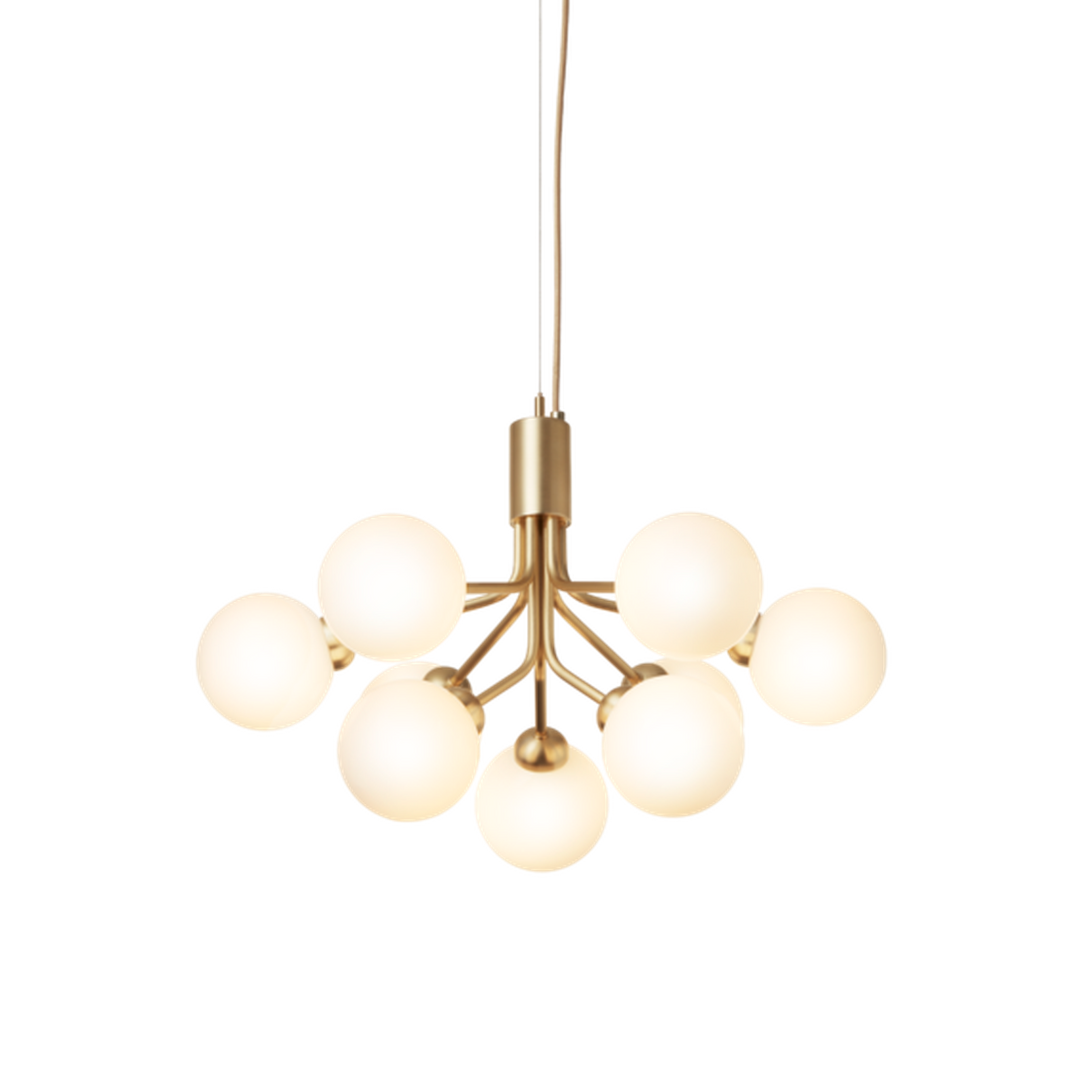 Nuura Apiales 9 messing/opal-Takpendler-Nuura-Messing / Opal-Nua__2051002-Lightup.no