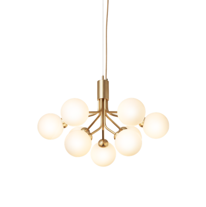 Nuura Apiales 9 messing/opal-Takpendler-Nuura-Messing / Opal-Nua__2051002-Lightup.no