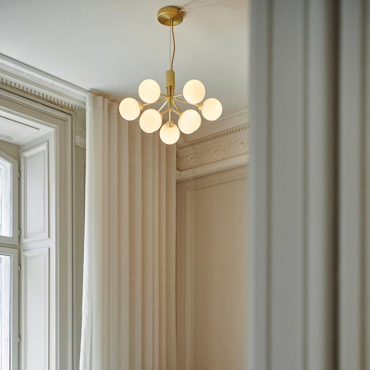 Nuura Apiales 9 messing/opal-Takpendler-Nuura-Messing / Opal-Nua__2051002-Lightup.no