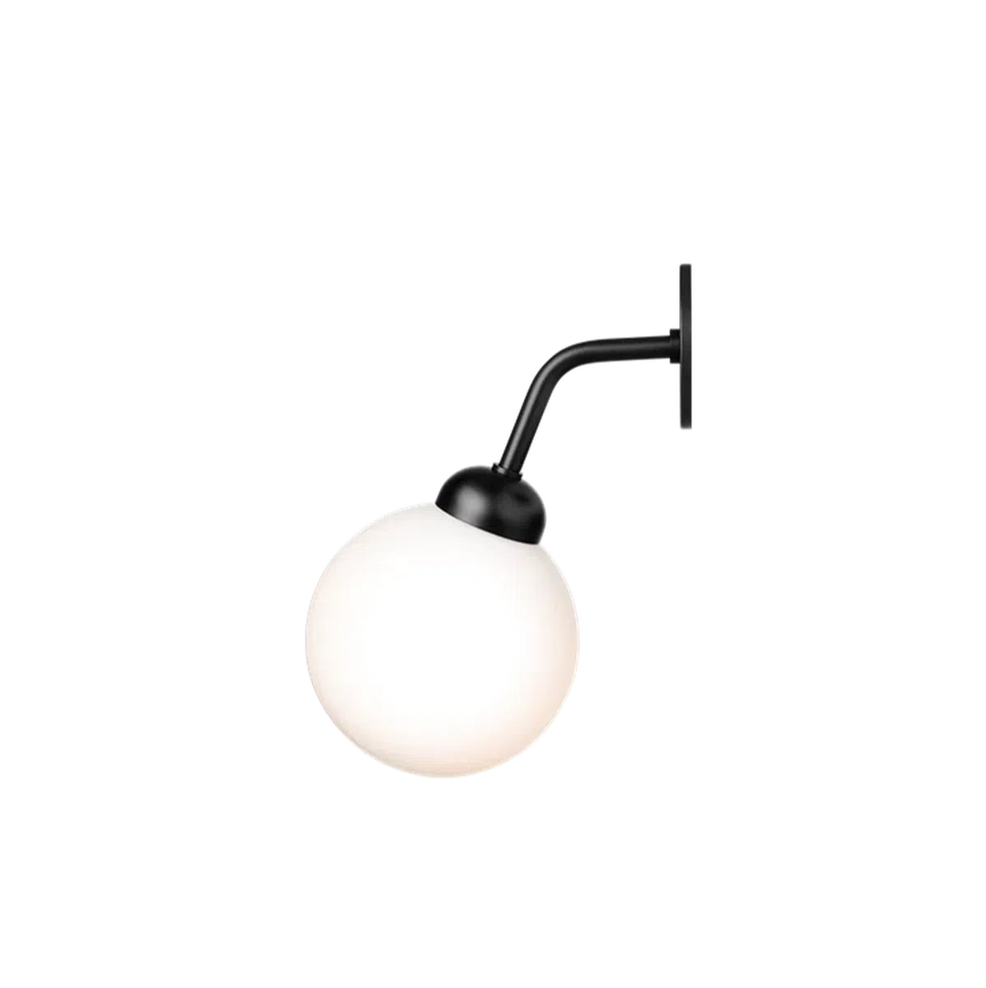 Nuura Apiales vegglampe - direkte montering - Svart/Opal-Vegglamper-Nuura-Svart / Opal-Nua__2055004-Lightup.no