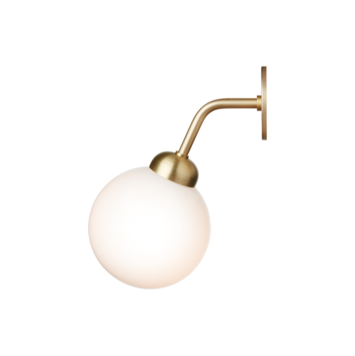 Nuura Apiales vegglampe - direkte montering - messing/Opal-Vegglamper-Nuura-Messing / Opal-Nua__2055003-Lightup.no