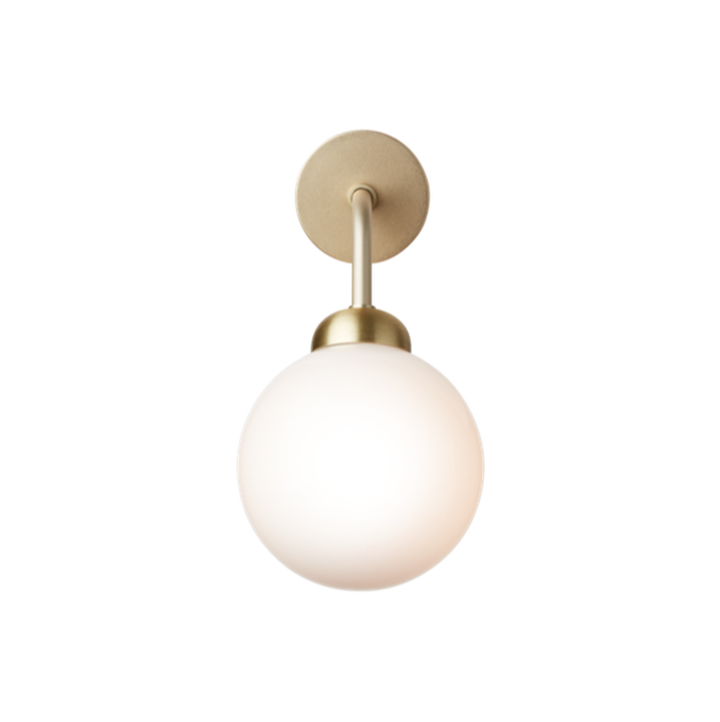 Nuura Apiales vegglampe - direkte montering - messing/Opal-Vegglamper-Nuura-Messing / Opal-Nua__2055003-Lightup.no