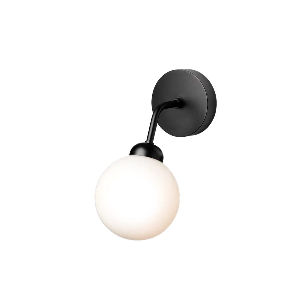 Nuura Apiales vegglampe - svart/Opal-Vegglamper-Nuura-Svart / Opal-Nua__2055002-Lightup.no