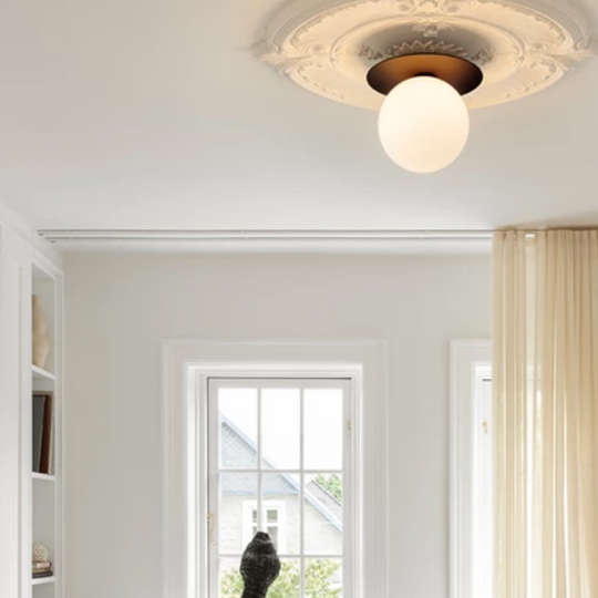 Nuura Liila 1 vegglampe/taklampe - large - bronse / opal-Vegglamper-Nuura-Bronse / Opal-Nua__2046040-Lightup.no