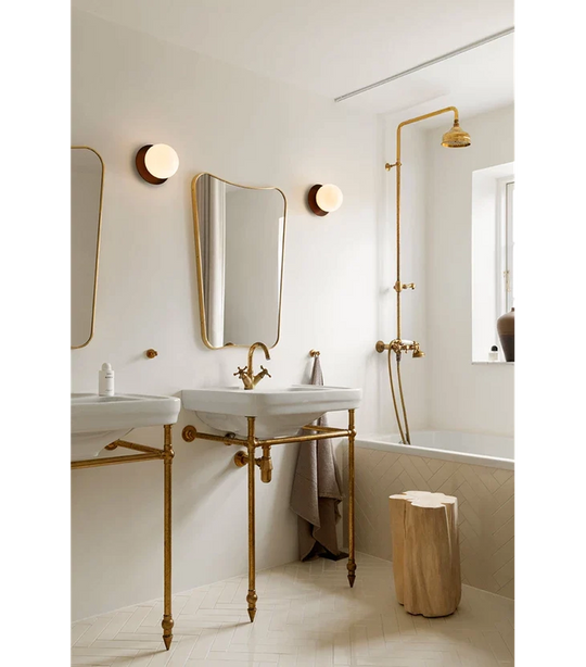 Nuura Liila 1 vegglampe/taklampe - medium - bronse/opal-Vegglamper-Nuura-Bronse / Opal-Nua__2046036-Lightup.no