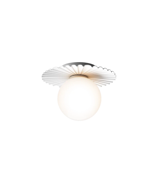 Nuura Liila Muuse vegglampe/taklampe - small - Hvit / opal-Vegglamper-Nuura-Hvit / Opal-Nua__2046068-Lightup.no