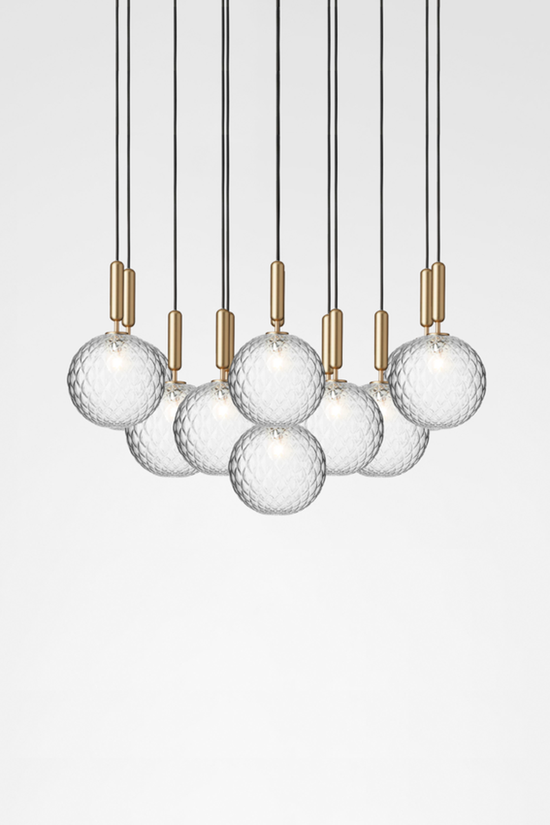 Nuura Miira 13 large messing / opal-Takpendler-Nuura-Messing / Opal-Nua__2031028-Lightup.no