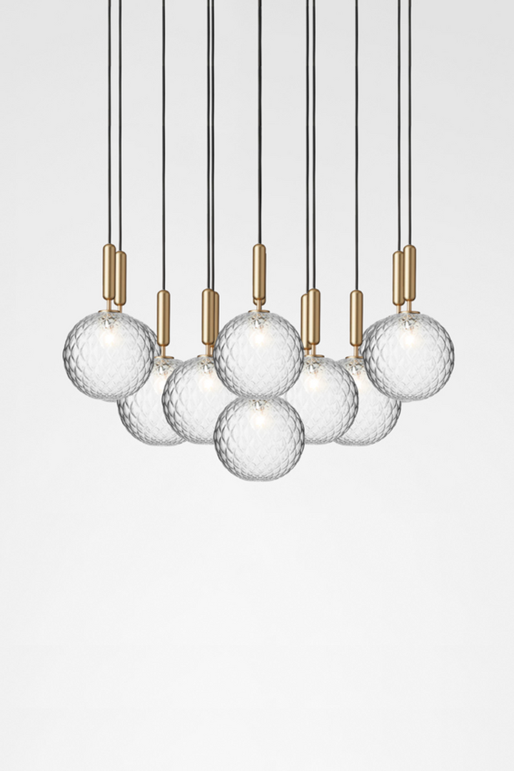 Nuura Miira 13 large messing / opal-Takpendler-Nuura-Messing / Opal-Nua__2031028-Lightup.no