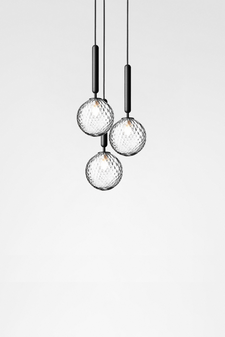 Nuura Miira 3 svart / opal-Takpendler-Nuura-Svart / Opal-Nua__2031002-Lightup.no