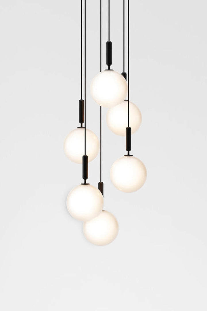 Nuura Miira 6 large svart / opal-Takpendler-Nuura-Svart / Opal-Nua__2031022-Lightup.no
