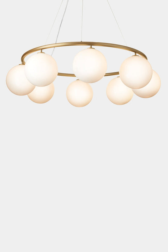Nuura Miira 8 circular messing / opal-Takpendler-Nuura-Messing / Opal-Nua__2032008-Lightup.no