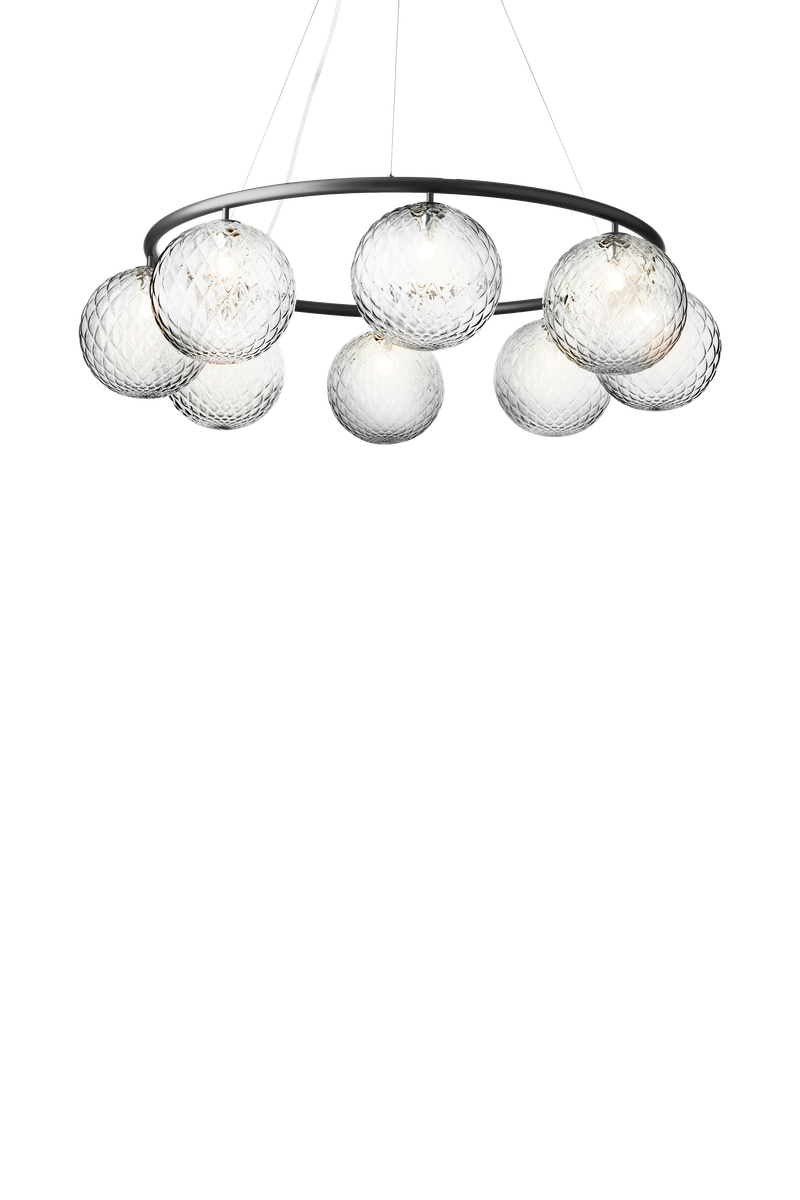 Nuura Miira 8 circular taklampe - Svart-Takpendler-Nuura-Opalhvite-Nua__2032010-Lightup.no