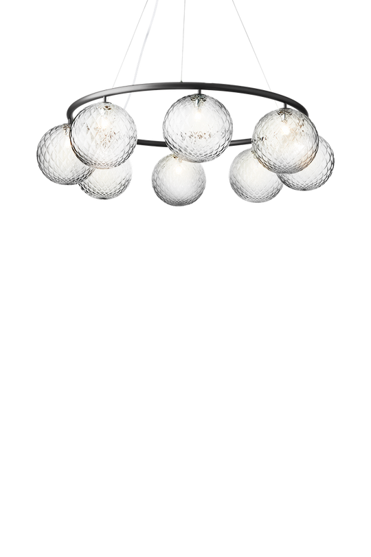 Nuura Miira 8 circular taklampe - Svart-Takpendler-Nuura-Opalhvite-Nua__2032010-Lightup.no