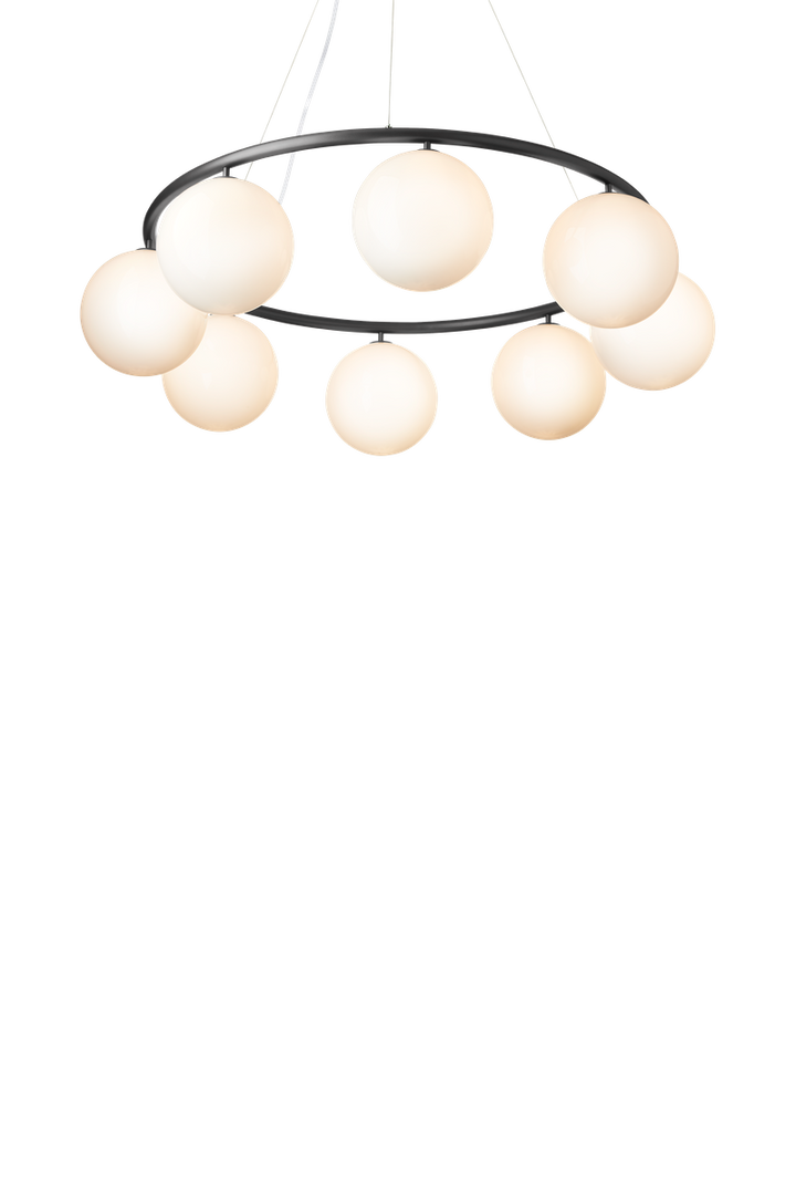 Nuura Miira 8 circular taklampe - Svart-Takpendler-Nuura-Opalhvite-Nua__2032010-Lightup.no