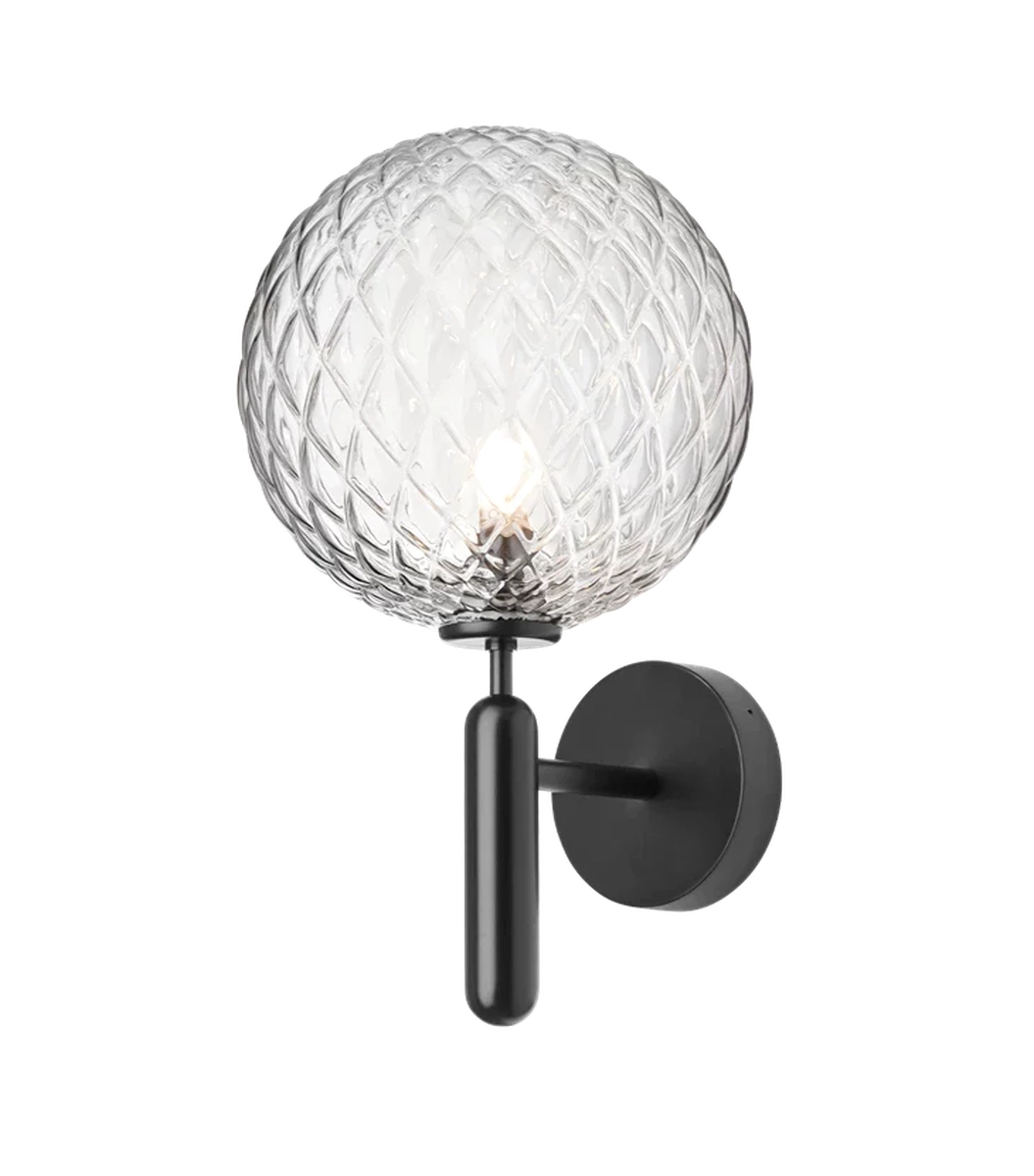 Nuura Miira utendørslampe - svart / optikk-Utebelysning vegg klassisk-Nuura-Svart-Nua__2035005-Lightup.no