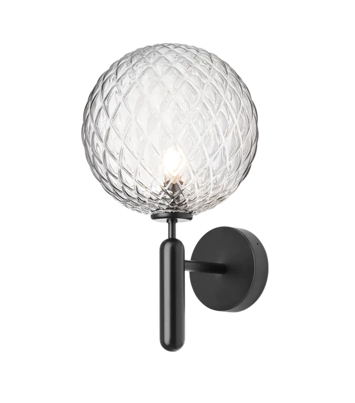 Nuura Miira utendørslampe - svart / optikk-Utebelysning vegg klassisk-Nuura-Svart-Nua__2035005-Lightup.no