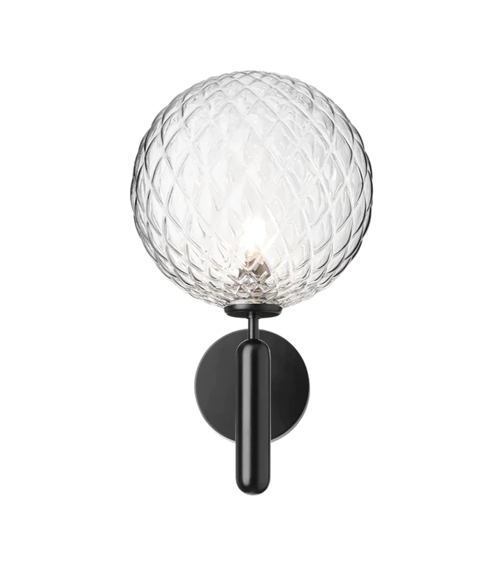 Nuura Miira utendørslampe - svart / optikk-Utebelysning vegg klassisk-Nuura-Svart-Nua__2035005-Lightup.no