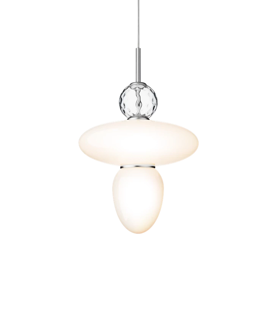 Nuura Rizzatto 43 taklampe - sølv-Takpendler-Nuura-Krom-Nua__2073004-Lightup.no