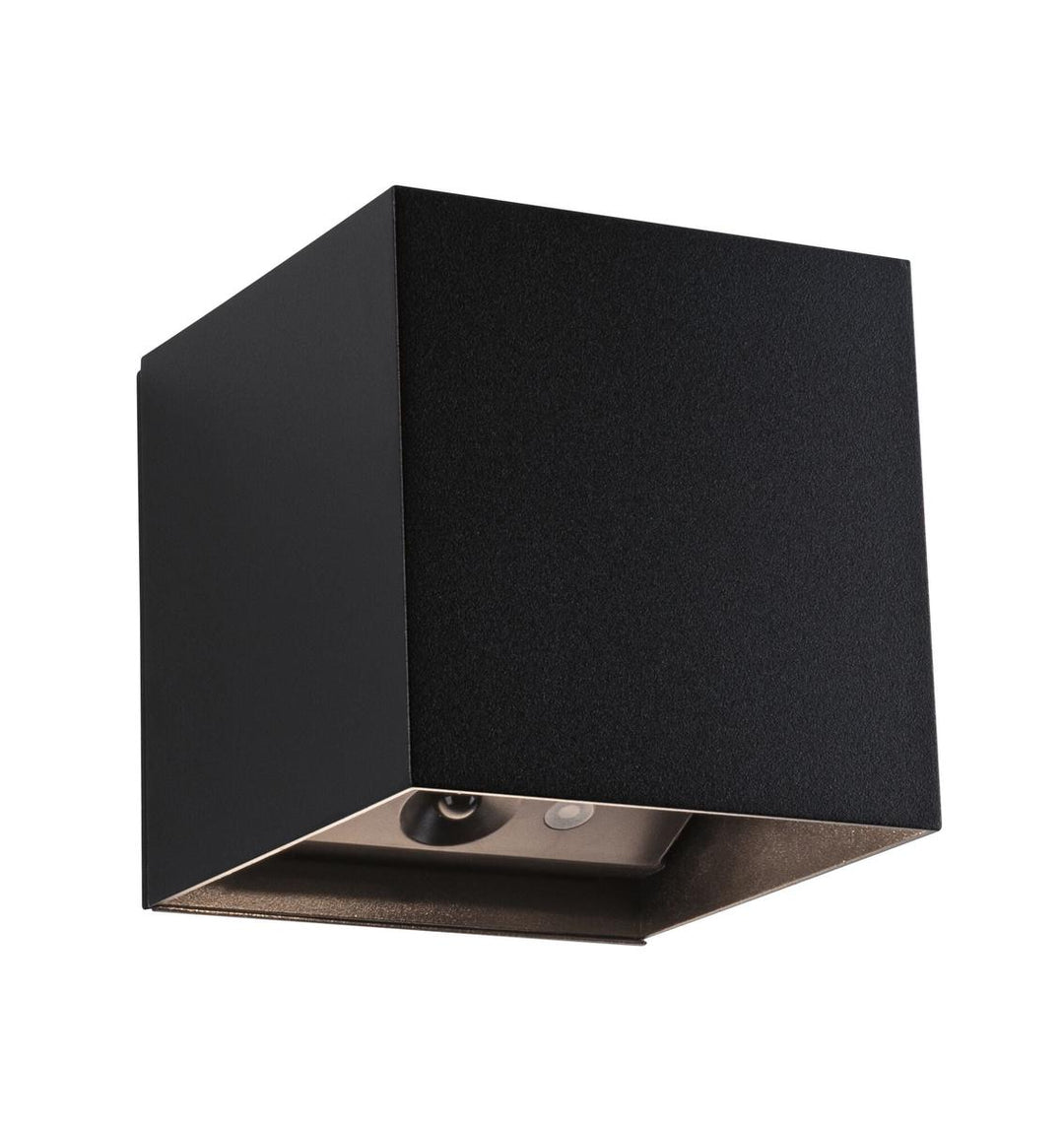 Nyara oppladbar vegglampe opp/ned lys med sensor-Utebelysning vegg opp og ned-Paulmann-Svart-PL-71282-Lightup.no