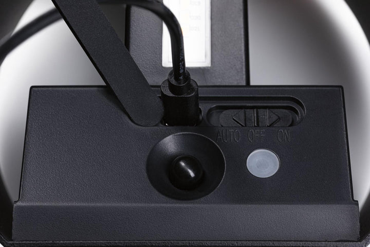 Nyara rund oppladbar vegglampe opp/ned lys med sensor-Utebelysning vegg opp og ned-Paulmann-Svart-PL-71284-Lightup.no