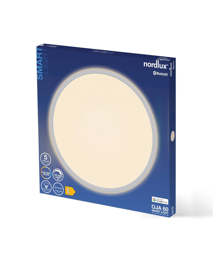 Oja 60 Smart Light taklampe 30 Watt-Taklamper-Nordlux-Svart-2015146103-Lightup.no