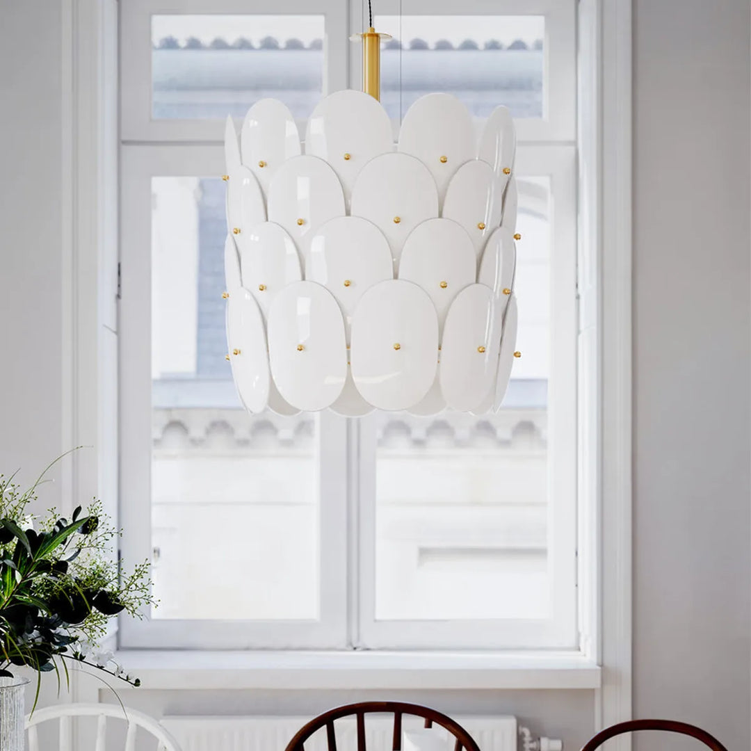 Omlott takpendel Ø50-Takpendler-By Rydens-Messing/Hvit-Brs-4202420-6509-Lightup.no