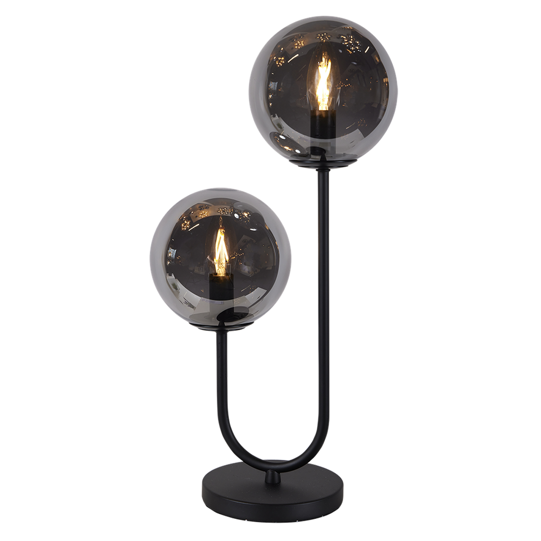 Oscar bordlampe-Bordlamper-Ms - belysning-Røykfarget-9400000404-Lightup.no