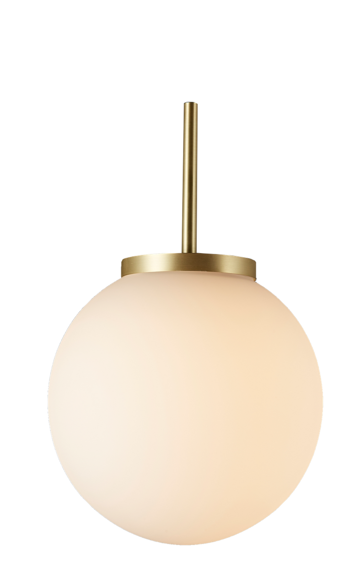 Palla P135 takpendel 9,7W 1800-3000 Kelvin IP20 Dimbar-Takpendler-Antidark-Opal/Messing-2-283-01-4-Lightup.no