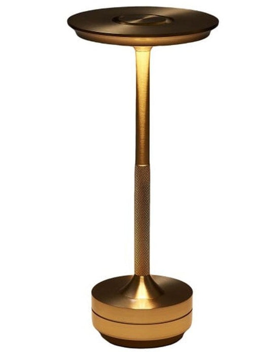 Pamir bordlampe 3W IP20 - Oppladbar-Bordlamper-NorDesign-Messingfarget-070403303-Lightup.no