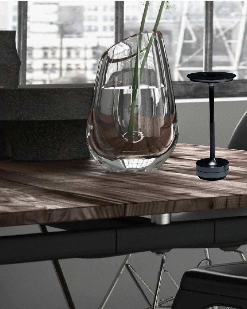 Pamir bordlampe 3W IP20 - Oppladbar-Bordlamper-NorDesign-Svart-070403305-Lightup.no