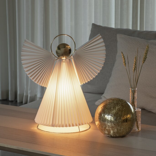 Papp Engel 36 cm-Julebelysning dekor og pynt-Konstsmide-Hvit-1800-202-Lightup.no