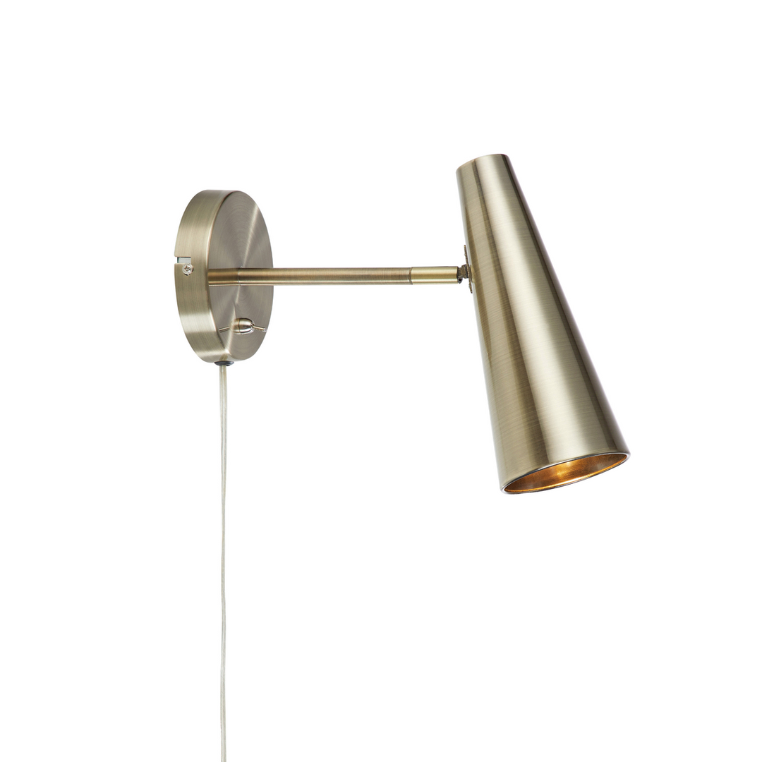 Peak vegglampe - Antikk messing - Messing-Vegglamper-Marksløjd-Messing-Mrk-107899-Lightup.no