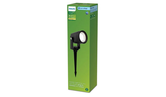 Philips Gardenlink Reuel bakkespotter 2700K 1,5W IP44 - 24 Volt-Utebelysning Hagebelysning-Philips-Svart-929004659201-Lightup.no