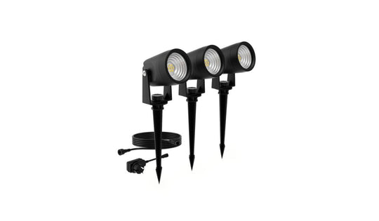 Philips Gardenlink Reuel bakkespotter 2700K 1,5W IP44 3-pakning - 24 Volt-Utebelysning Hagebelysning-Philips-Svart-929004659301-Lightup.no