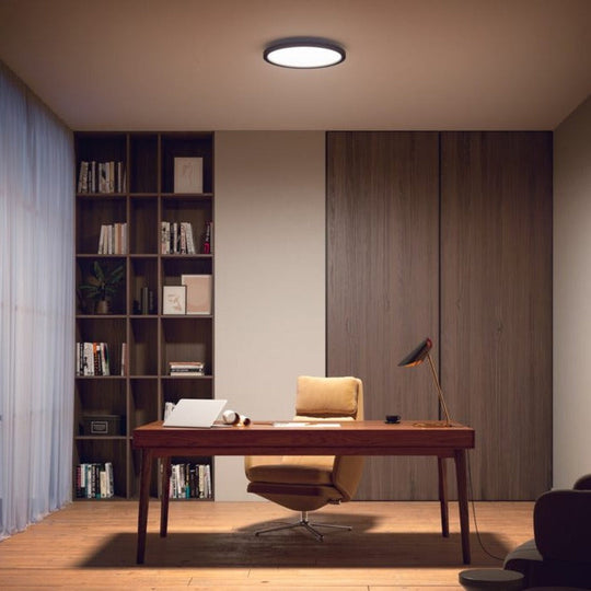 Philips Hue Aurelle rund taklampe 2200-6500K White Ambiance - Svart-Taklamper-Philips Hue-Svart-929003597901-Lightup.no