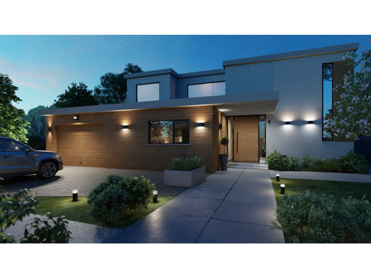 Philips Hue Dymera vegglampe utendørs IP44 - Hvitt og farget lys-Utebelysning vegg opp og ned-Philips Hue-Svart-929003665001-Lightup.no