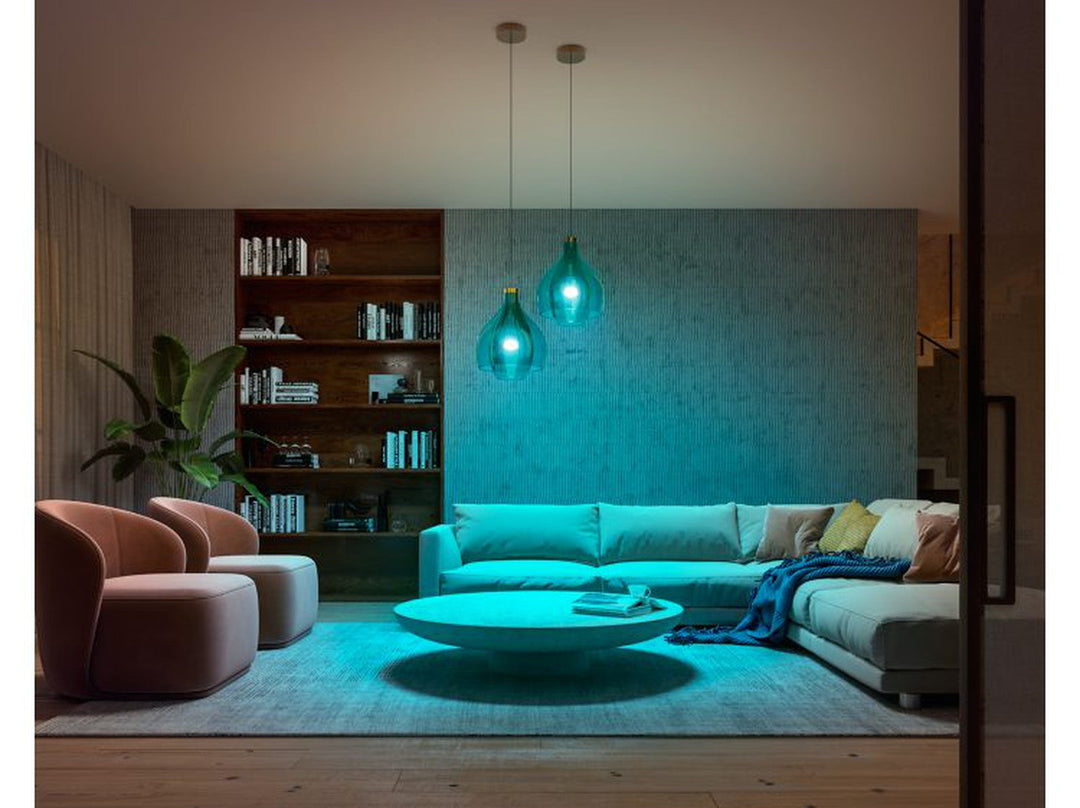 Philips Hue farget LED 9W E27 A60 2200-6500 Kelvin + Farge - 60 mm-Smartpærer E27-Philips Hue-929002468801-Lightup.no