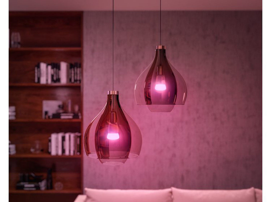 Philips Hue farget LED 9W E27 A60 2200-6500 Kelvin + Farge - 60 mm-Smartpærer E27-Philips Hue-929002468801-Lightup.no
