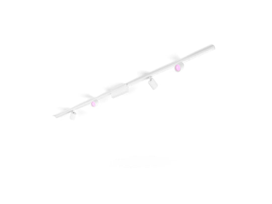 Philips Hue smart Perifo spotskinne 4 spotter 2 meter Hue White Color Ambiance-Spotskinner 230V-Philips Hue-Hvit-929003117401-Lightup.no